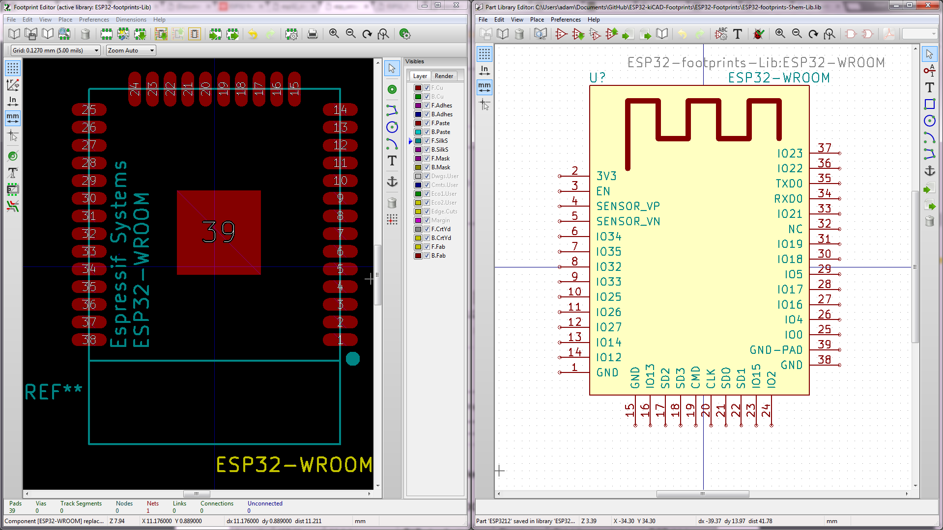 ESP32-WROOM - module